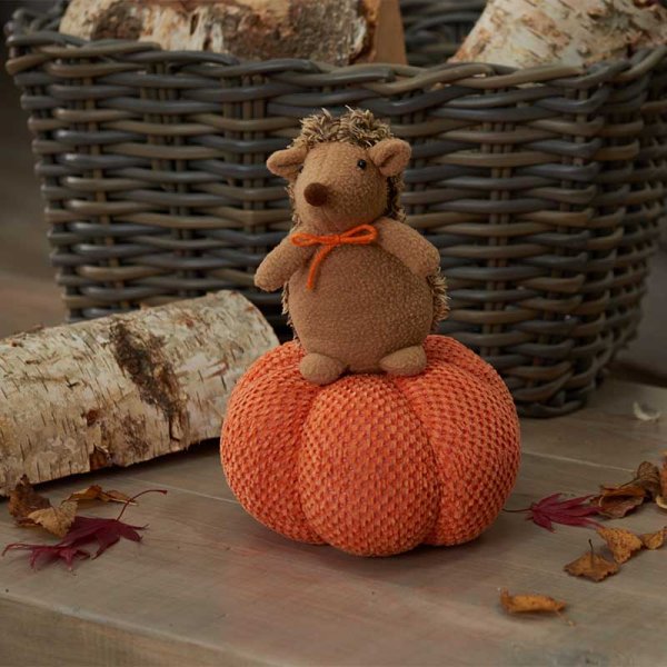 Hedgehog Autumn Plush