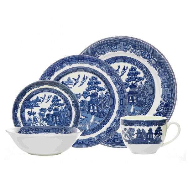 Blue Willlow 20 Piece Dinner Set