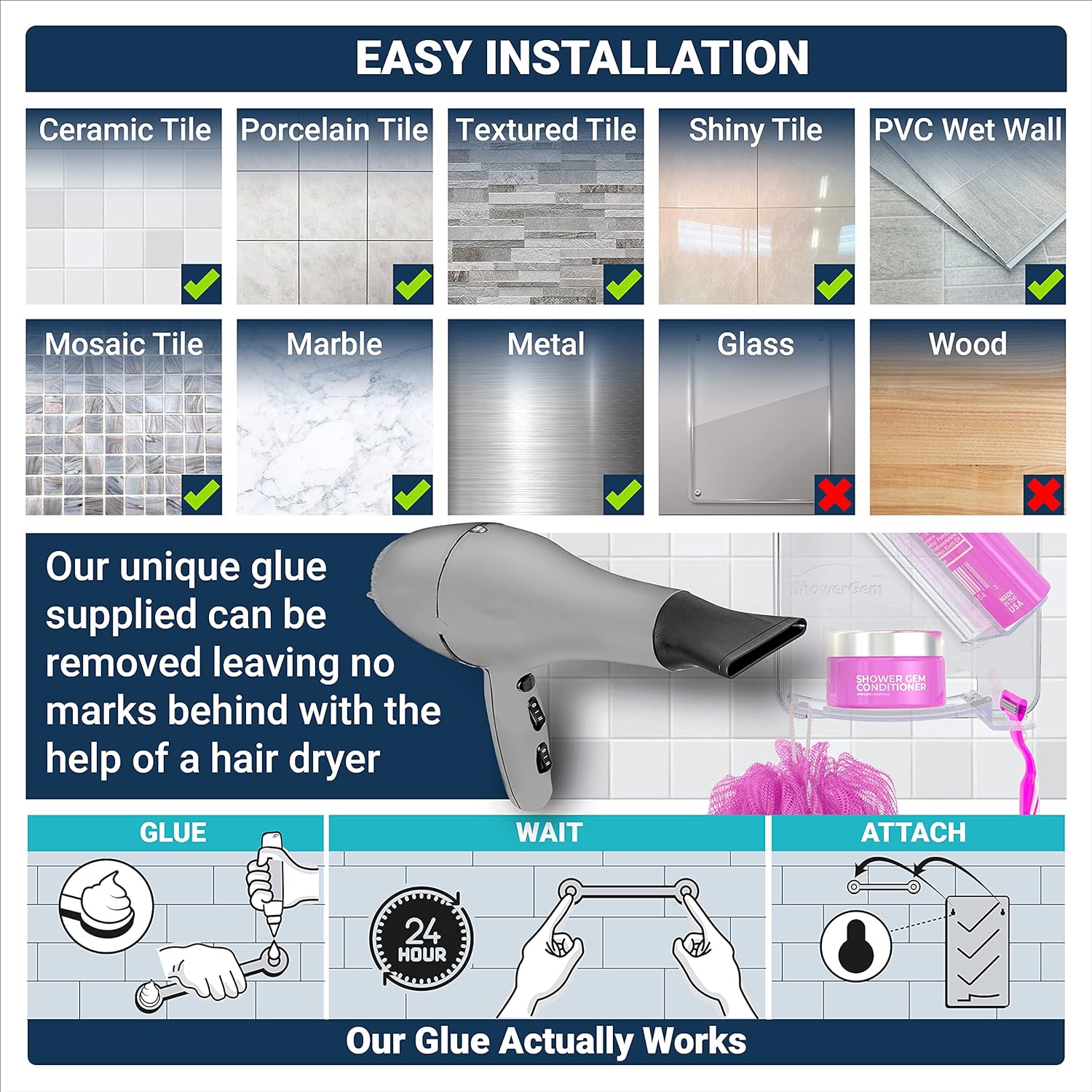 Showergem Shower Caddy Smyth's Homevalue