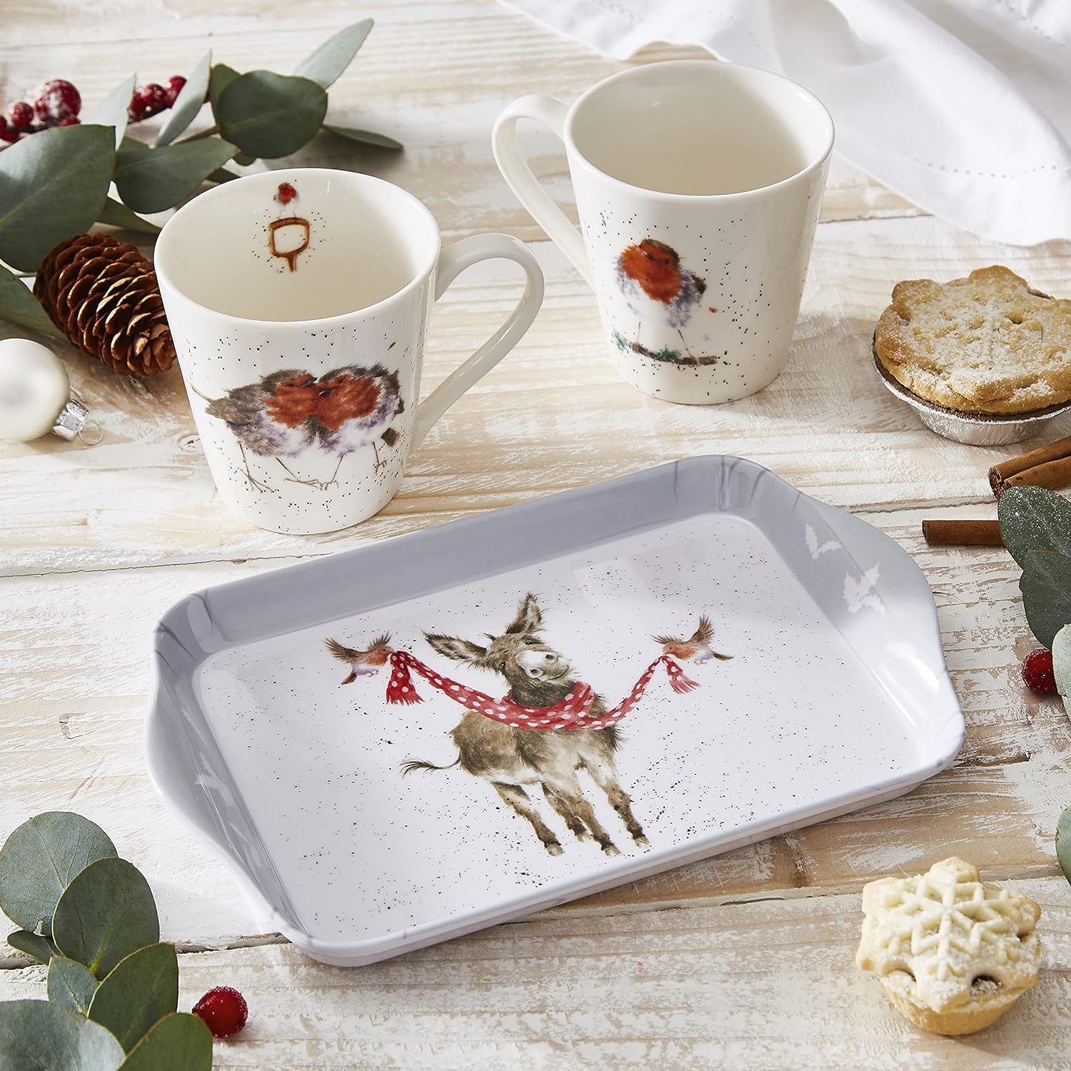 Wrendale Designs Winter Friends Mug & Tray