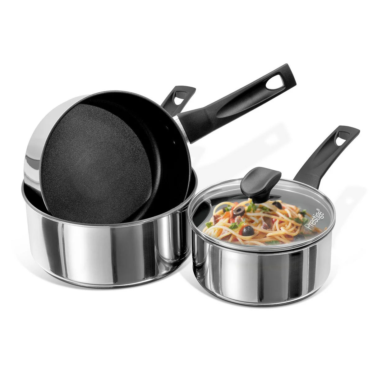 Prestige Universal Saucepan Set of 3