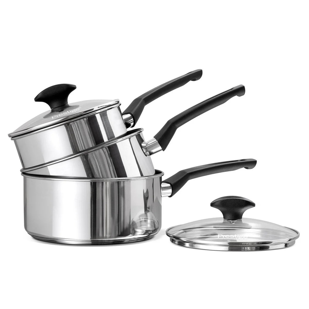 Prestige Universal Saucepan Set of 3