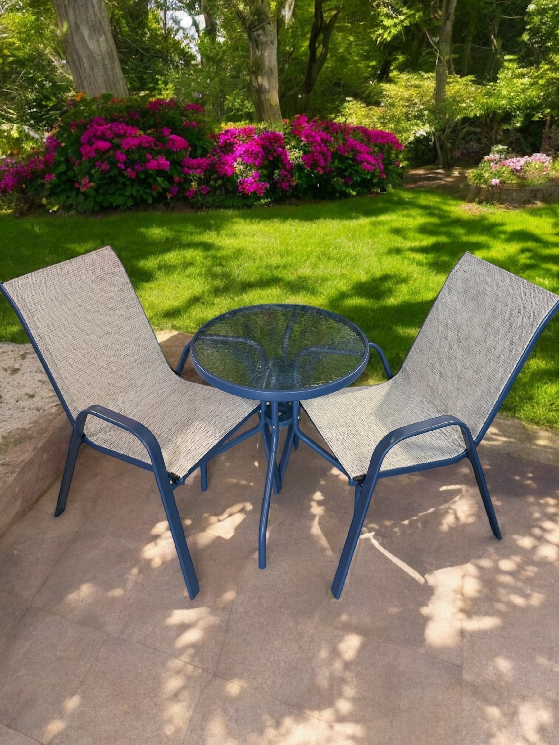 Azure Blue Patio Set