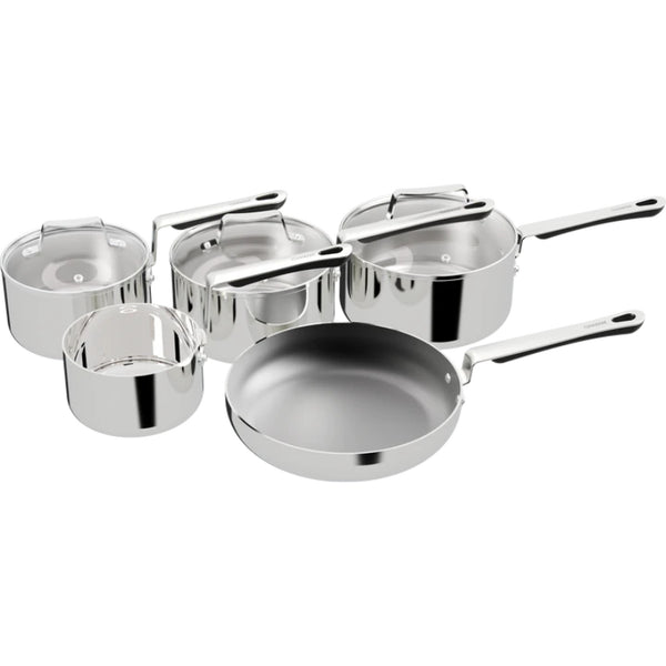 Commichef Stackem Tri Ply 5 Piece Saucepan Set