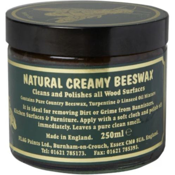 Briwax Creamed Beeswax - Dark (250g)