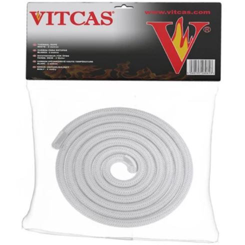 White Stove Fire Rope - 6mm x 2m