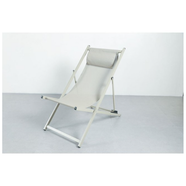 Folding Beach Chair - Taupe