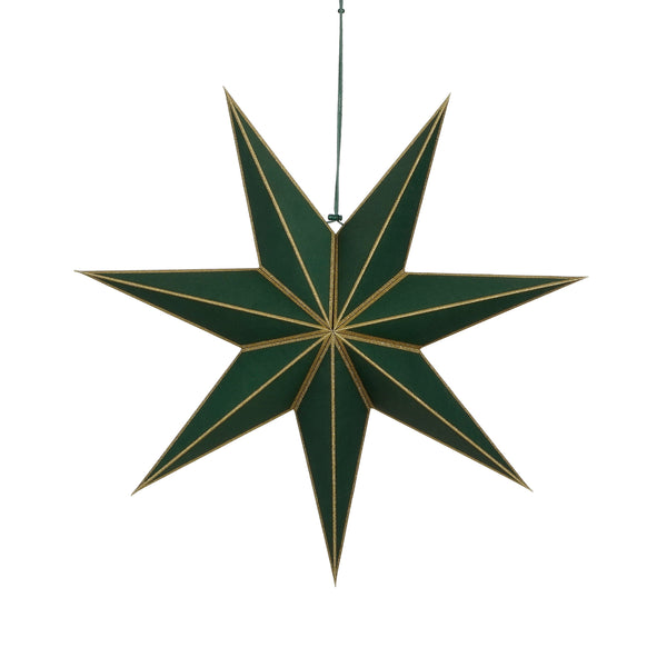 Christmas Hanging Star | Green