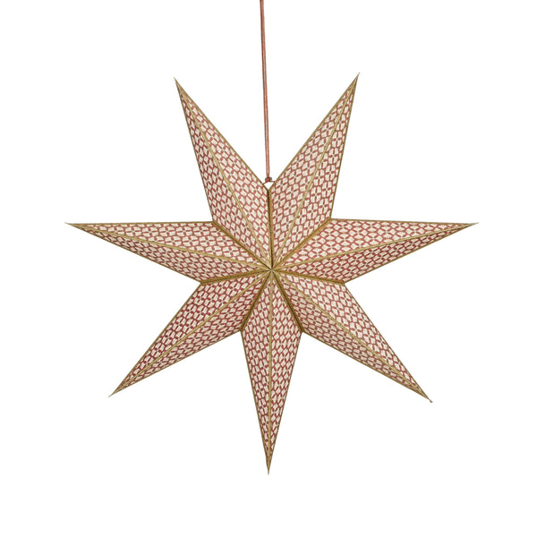 Christmas Hanging Star | Pink
