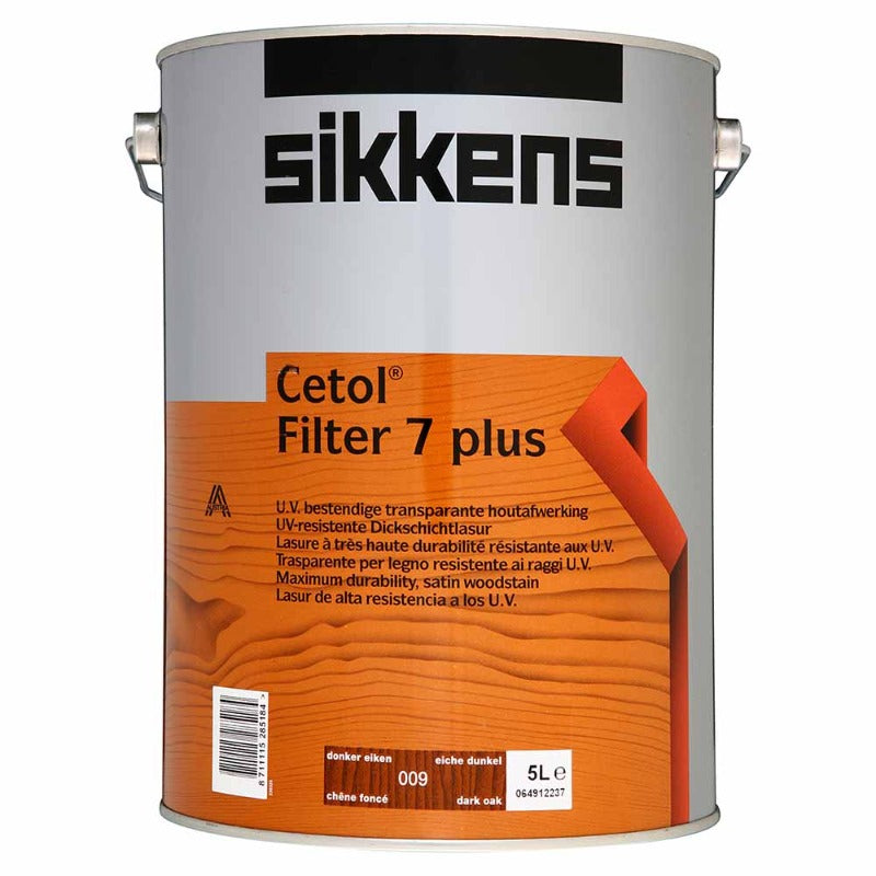 5 Litre Sikkens Cetol Filter 7 Plus Dark Oak 009