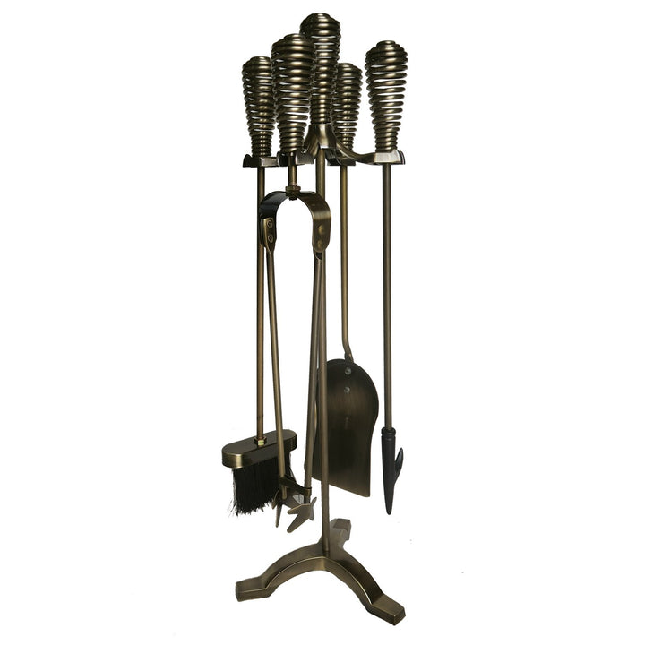 De Vielle Swirl Handle Fire Companion Set