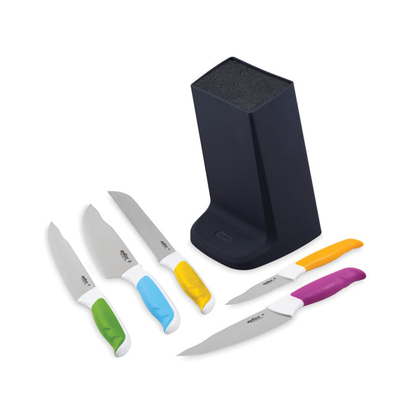 Zyliss Comfort Knife & Block 5 Piece Set