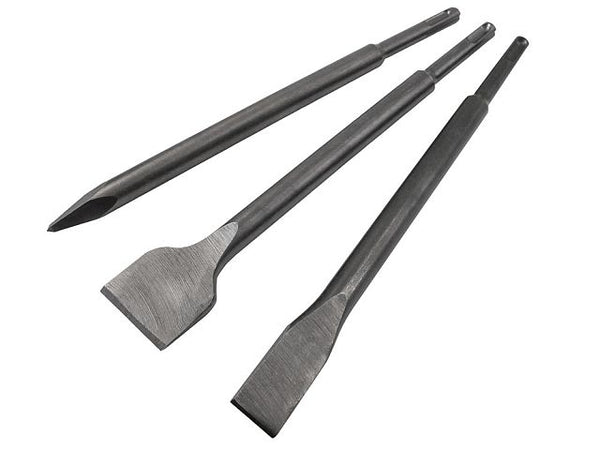 Faithfull 3 Piece SDS+ Chisel Bit Set