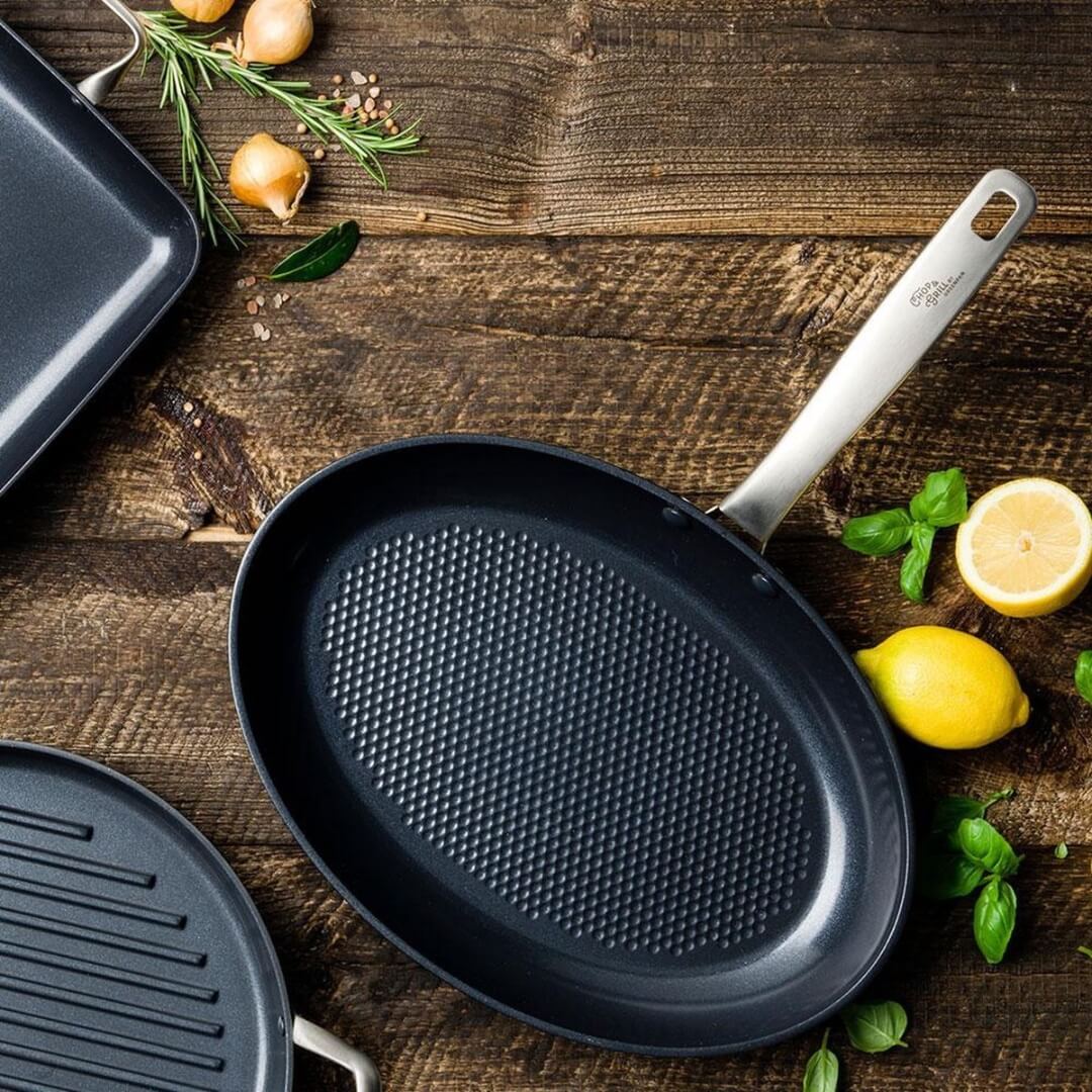 Chop & Grill Oval Fish Pan