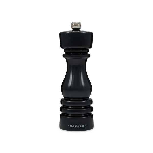 Cole & Mason London Salt Mill In Gloss Black