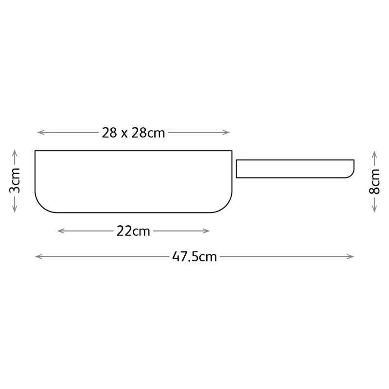 Judge Speciality Cookware 28 x 28cm Grill Pan