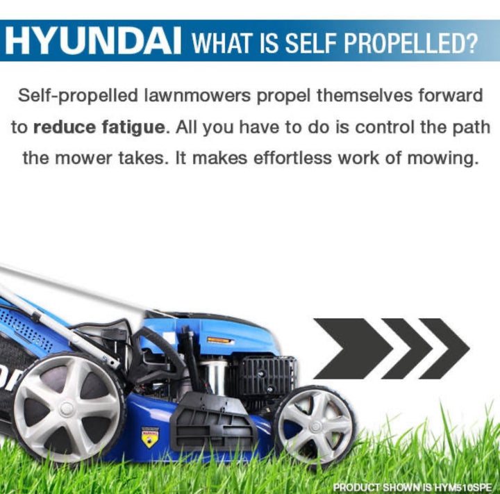 Hyundai 17" Self Propelled Lawnmower 139cc