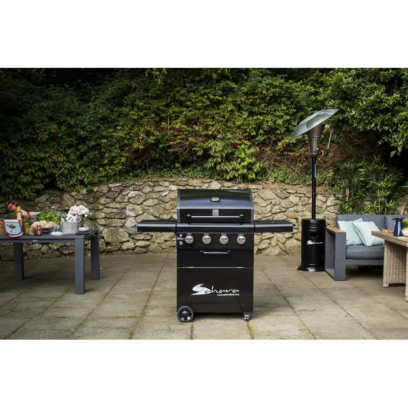 Sahara A450 4 Burner Gas BBQ With Free Pizza Stone