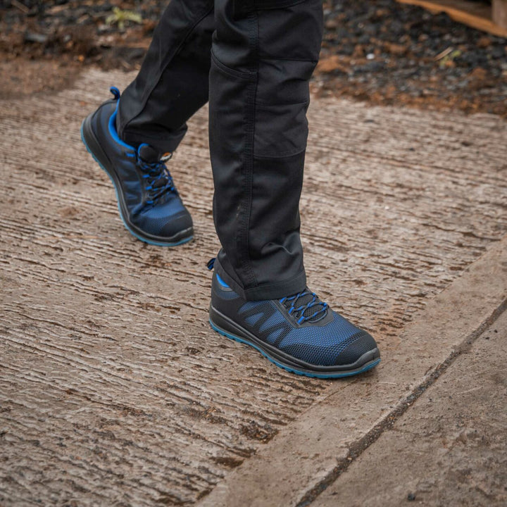 Xpert Bolt+ S1P Safety Trainers Black/Blue