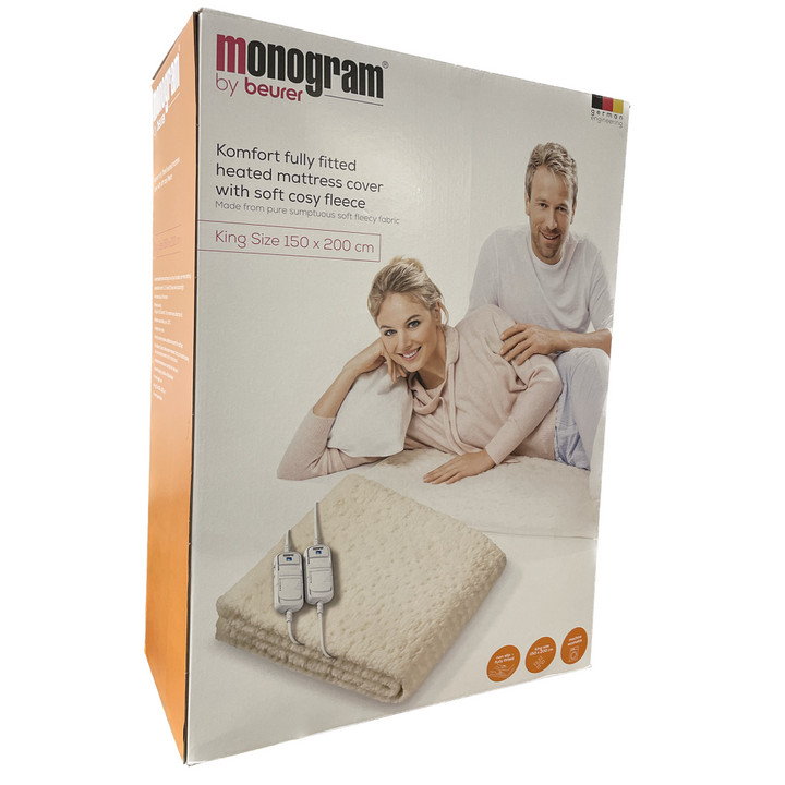 King Size Fleece Dual Control Electric Blanket Mongram