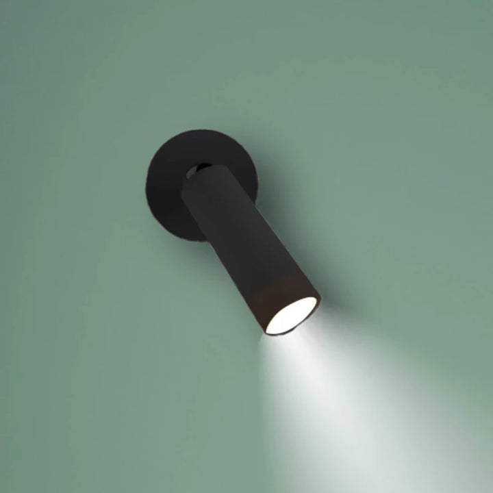 LED Indoor Cordless Portable Wall Light - Black