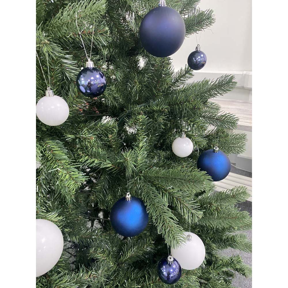 Large and Small 68 Piece Bauble Mixed Pack in Navy
