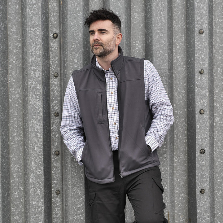 Fort Breckland Softshell Bodywarmer Grey