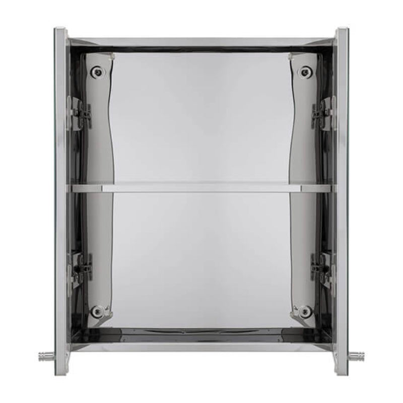 Bathroom Cabinet Double Door Stainless Steel