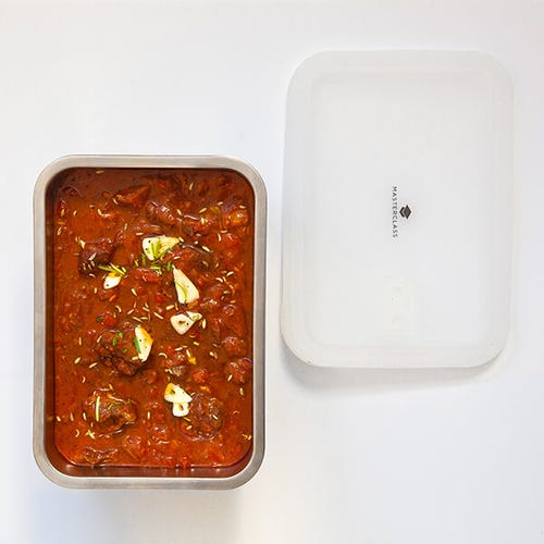 MasterClass Stainless Steel Storage 2 Litre Food Container