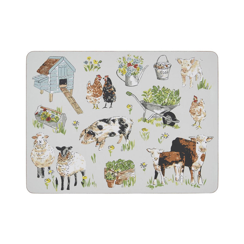 Portman Farm Animal Print Rectangle Placemat