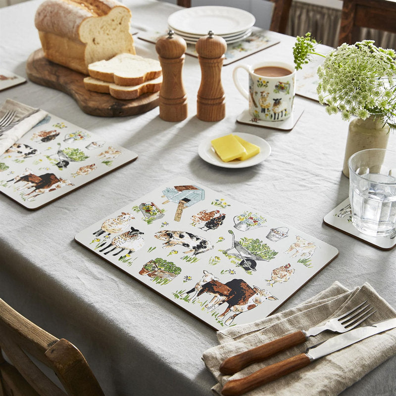 Portman Farm Animal Print Rectangle Placemat