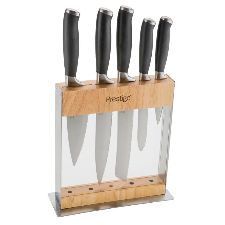 Prestige Dura Sharp Kitchen Knife Block Set