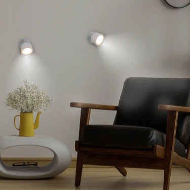 LED Indoor Cordless Portable Wall Light - White