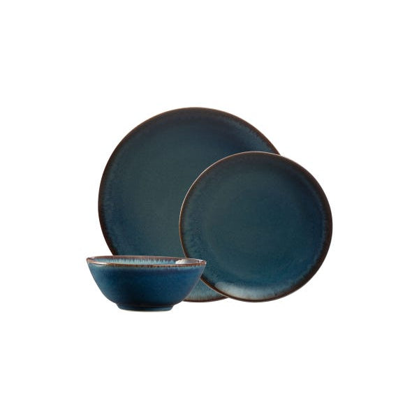 Reactive Blue 12 Piece Dinnerset