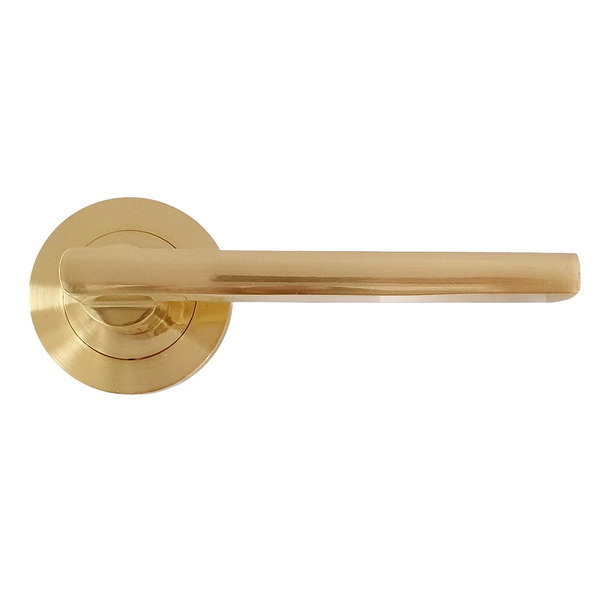 Basta Malmo Privacy Door Handle Lever On Rose | Gold