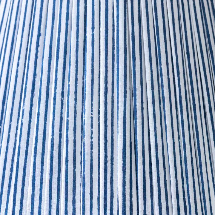 Grand Illusions Lampshade Stripe Blue 35cm
