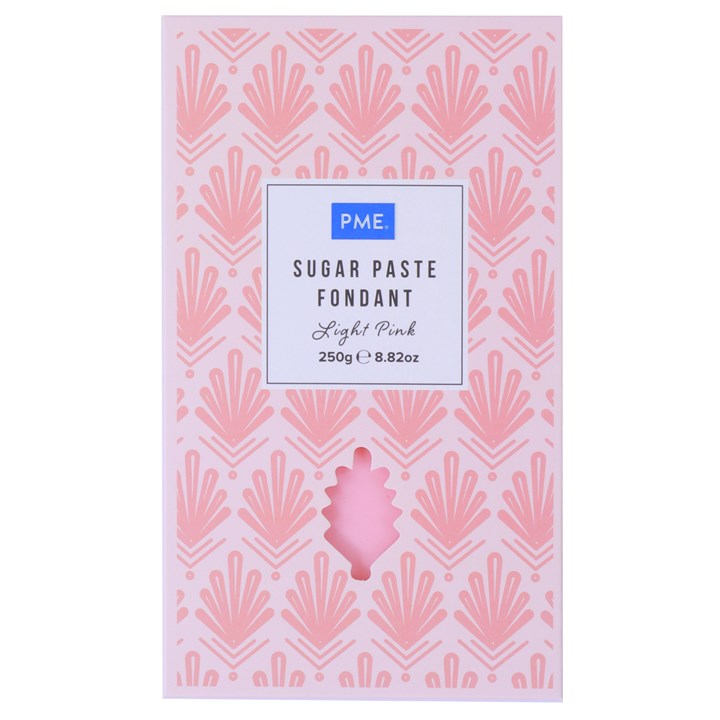 PME Sugar Paste Fondant – Light Pink 250g