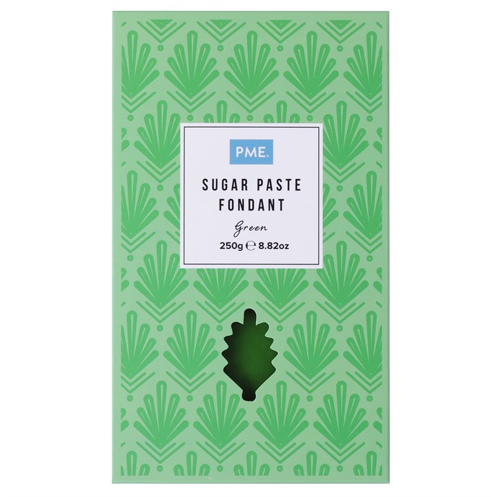 PME Sugar Paste Fondant – Green 250g