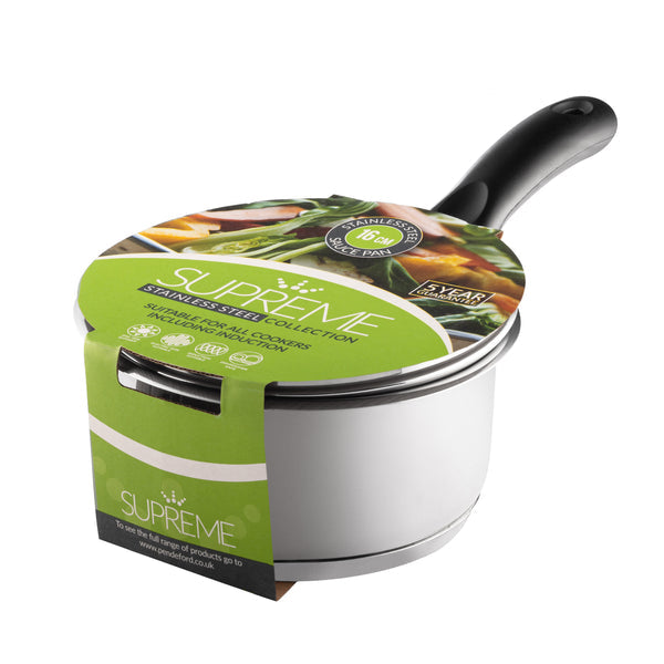 Supreme Stainless Steel Saucepan