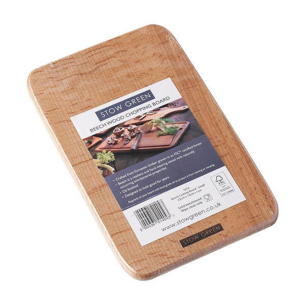 Stow Green FSC Beech Wood Shaped Chopping Board