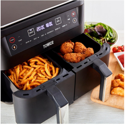 Tower Vortex Dual Air Fryer 8L