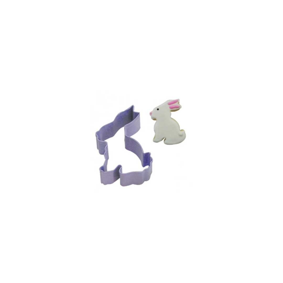 Purple Bunny Cookie Cutter 8.25cm