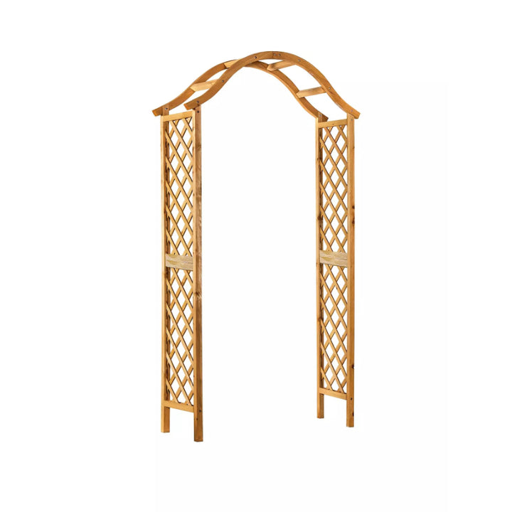 Wooden Garden Arch | Tan