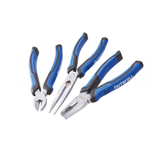 Faithfull 3 Piece Plier Set