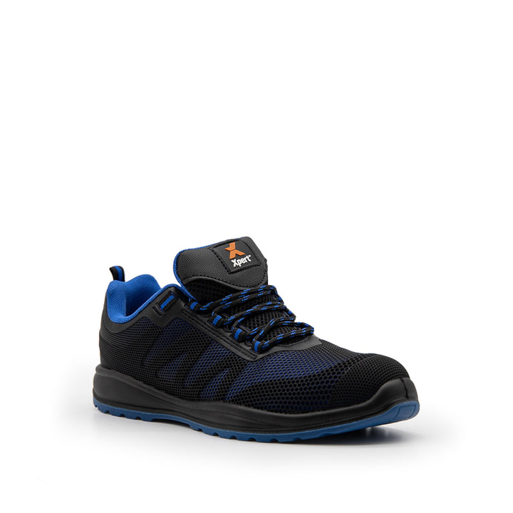 Xpert Bolt+ S1P Safety Trainers Black/Blue