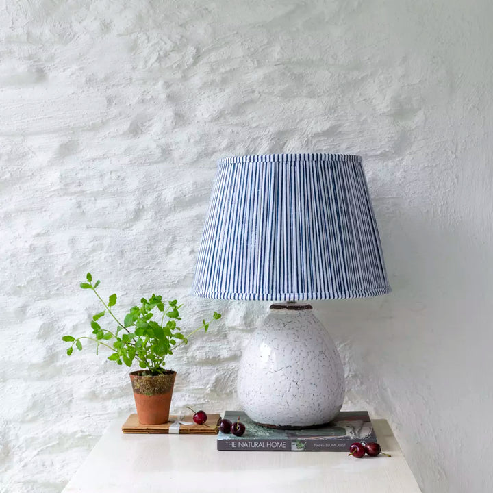 Grand Illusions Lampshade Stripe Blue 35cm