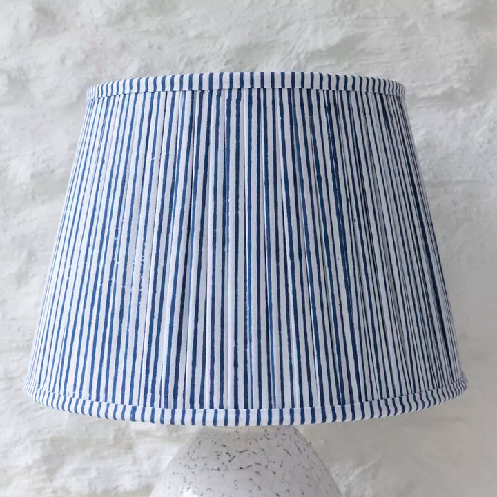 Grand Illusions Lampshade Stripe Blue 35cm