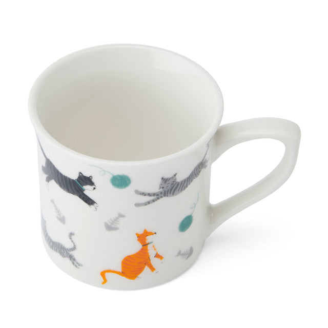 Mikasa Cat Fluted Mug, 250ML