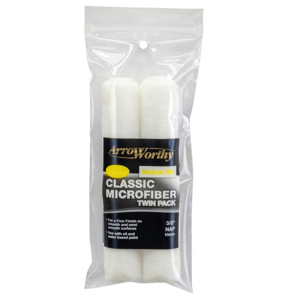 ArroWorthy Classic Mini Roller Sleeves 6.5 Inch Pack of 2 Medium