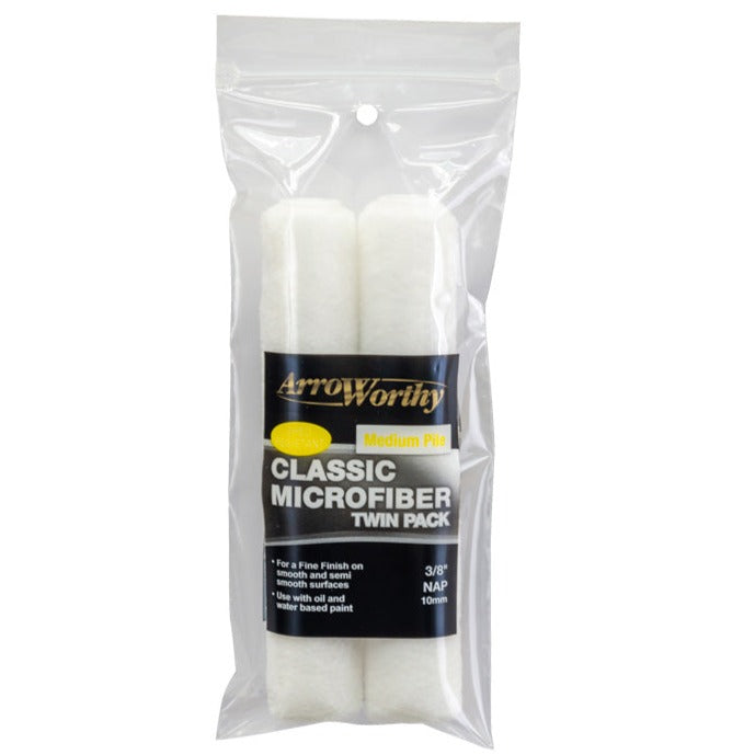 ArroWorthy Classic Mini Roller Sleeves 6.5 Inch Pack of 2 Medium